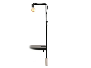 LEST - Height-adjustable metal clamp light with dimmer _ RADAR INTERIOR